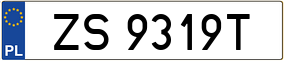 Truck License Plate